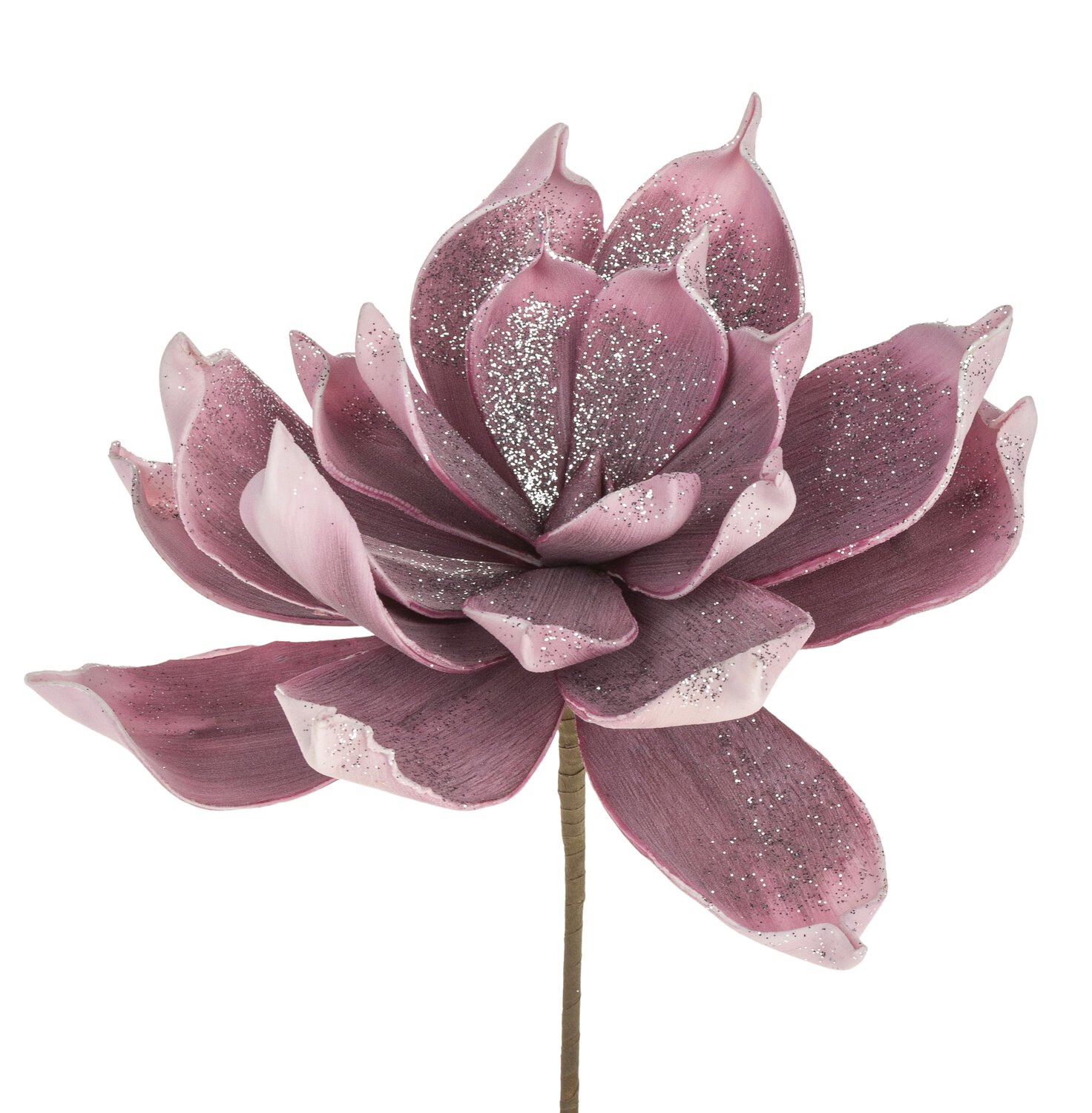 Deko Soft flower 'Aloe' mit Glitzer, 30 cm, antik-hellrosa Deko Soft flower 'Aloe' mit Glitzer, 30 cm, antik-hellrosa