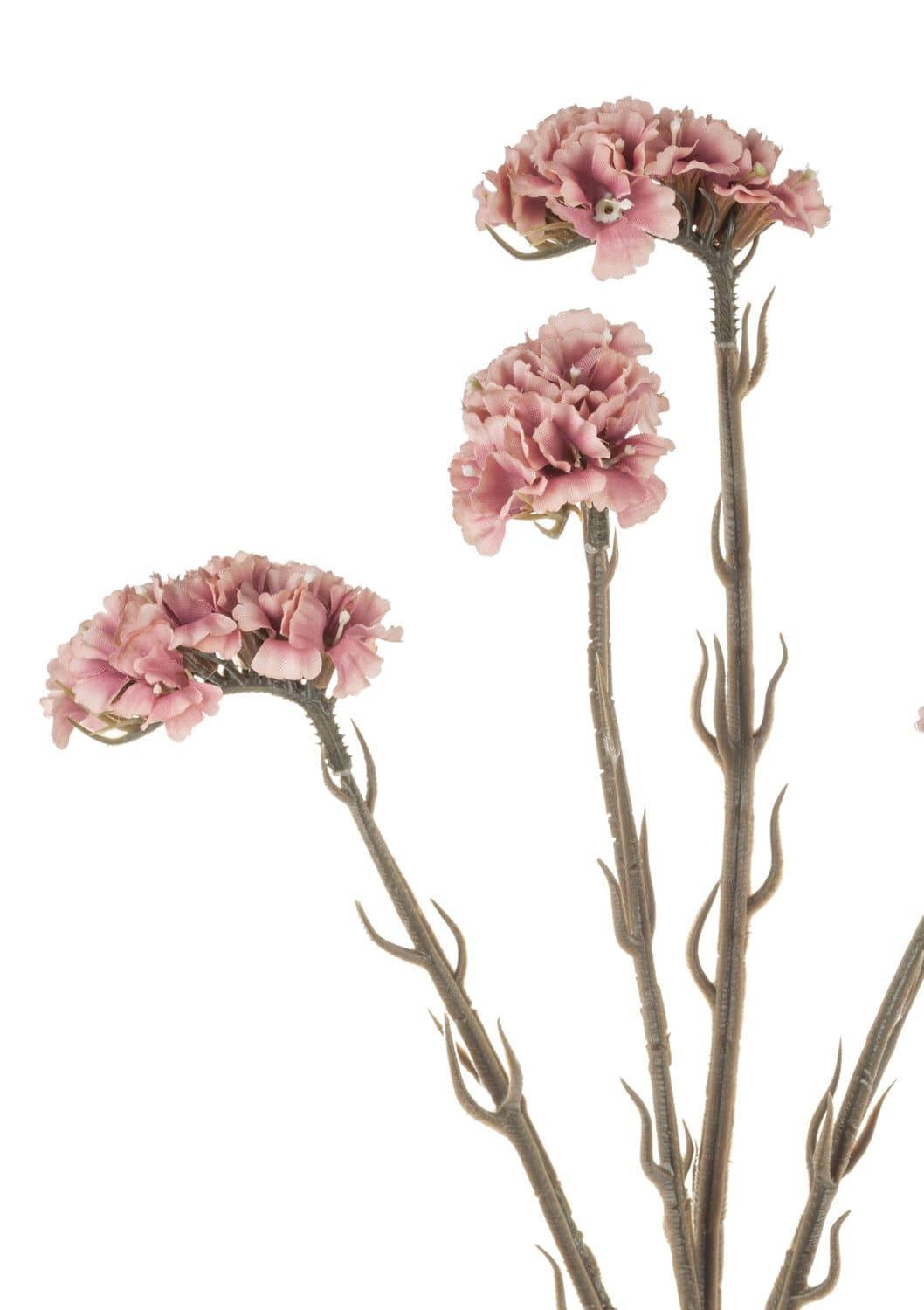 Artificial flower statice "Vintage", 64 cm, antique dark pink