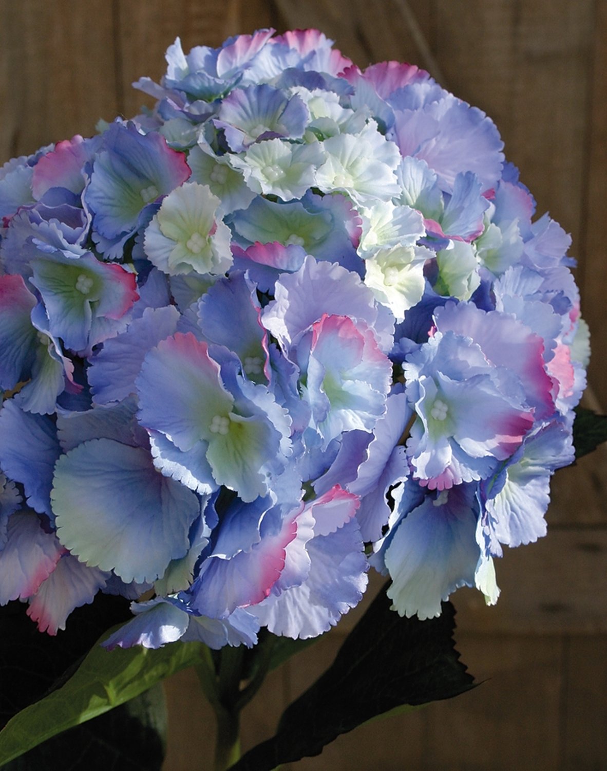 Künstliche Hortensie, 70 cm, blau-violett
