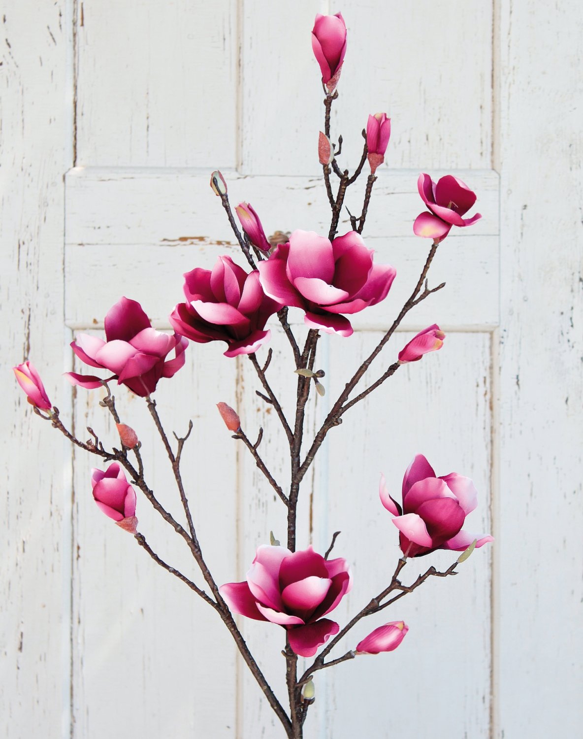 Ramita artificial de magnolia en flor, 129 cm, trendy purple Ramita artificial de magnolia en flor, 129 cm, trendy purple