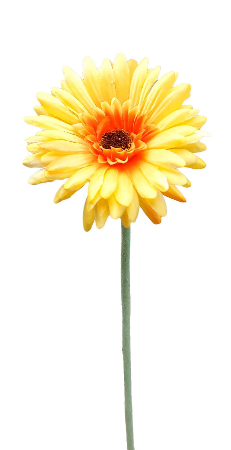 Gerbera Kunstblume, 53 cm, Ø 8 cm, gelb