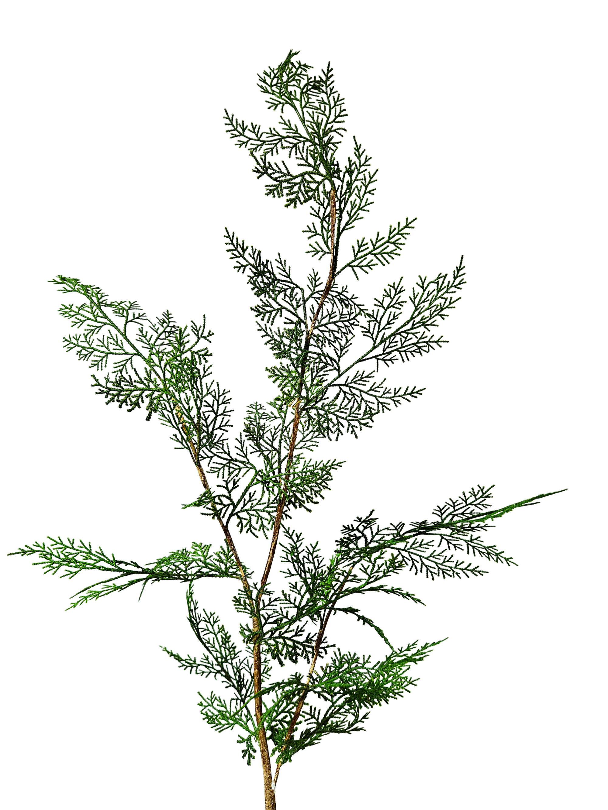 Artificial pine stem, 93cm, green