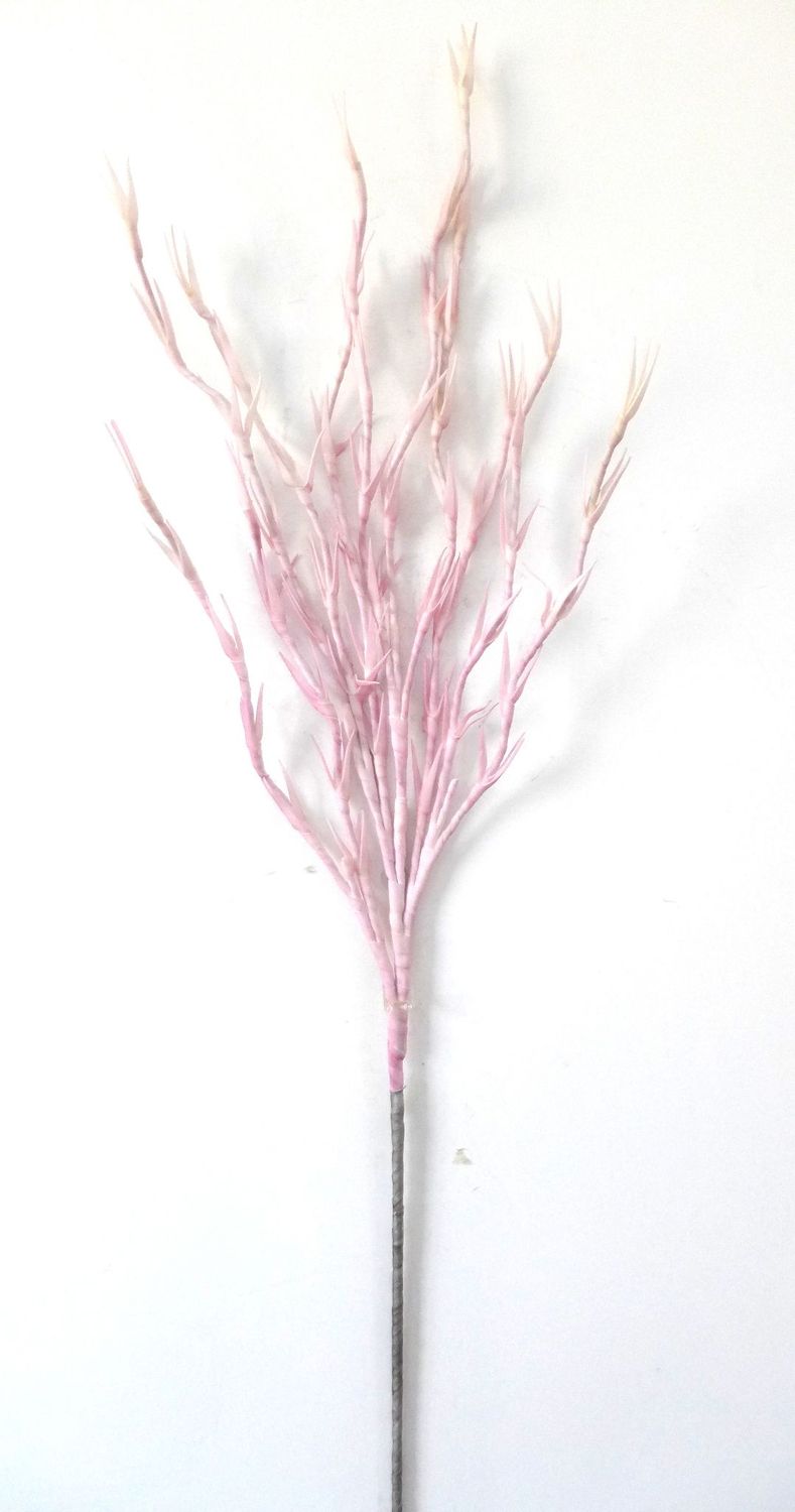 Deko Soft flower 'Korallenzweig', 115 cm, hellrosa