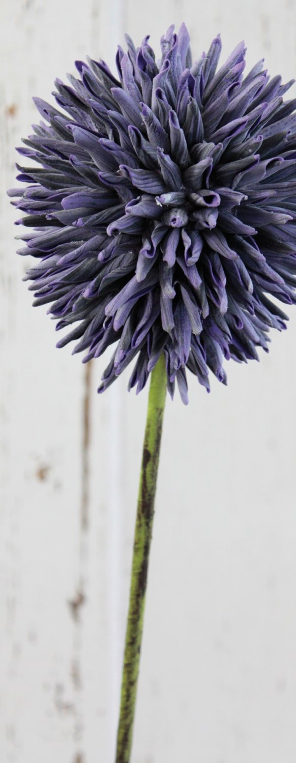 Künstlicher Soft flower 'Allium', 80 cm, dunkelviolett