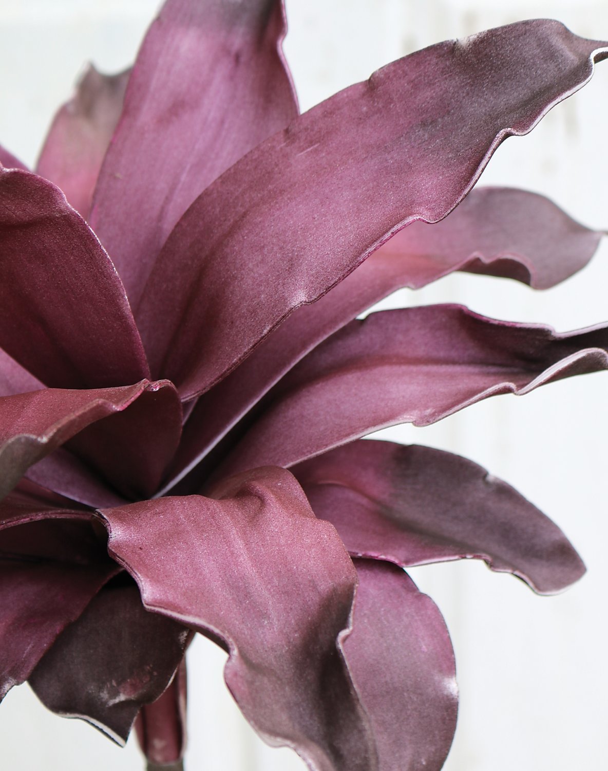 Künstliche Soft flower 'Agave', 90 cm, dunkelviolett