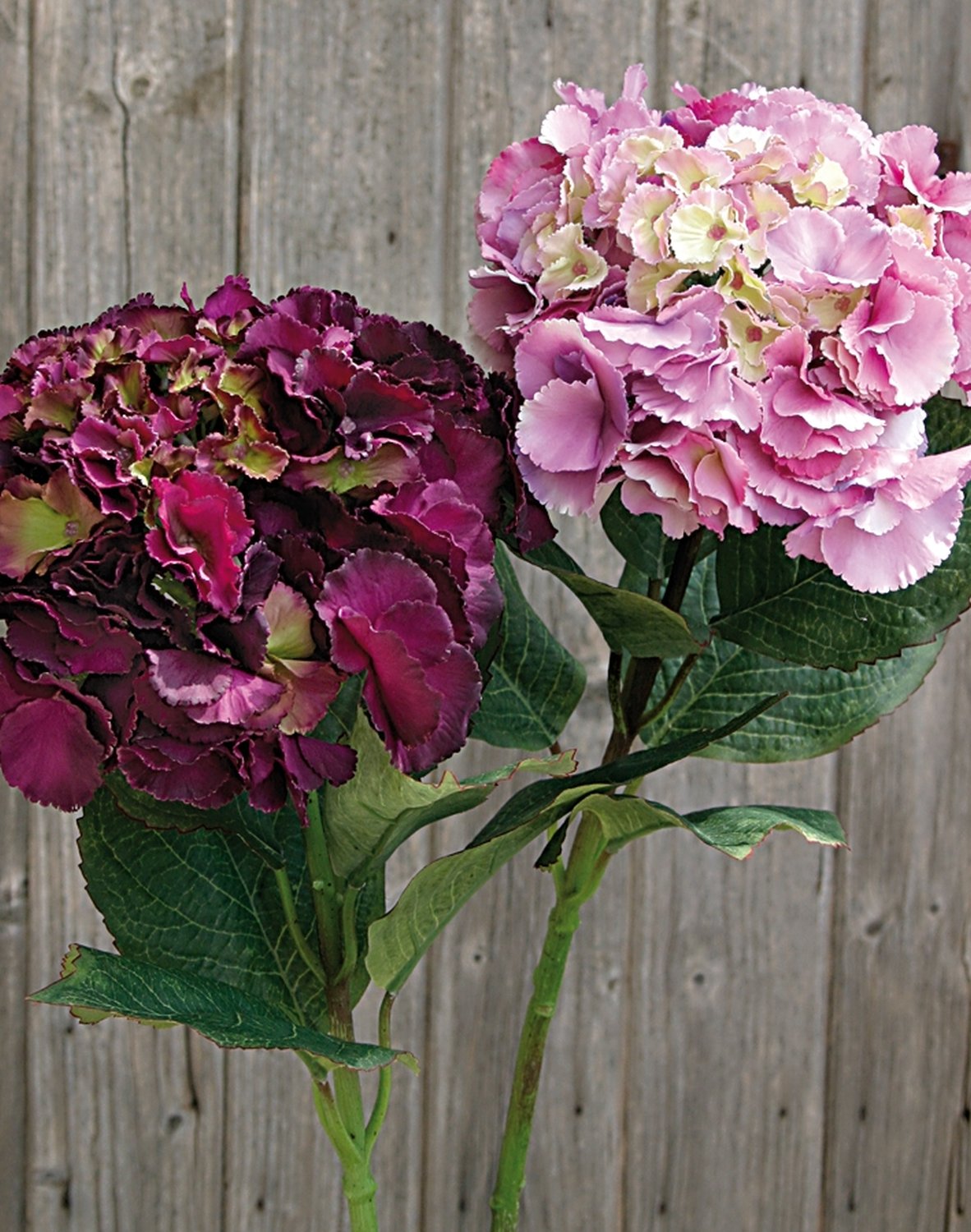 Hydrangea artificial flower, 70 cm, lilac