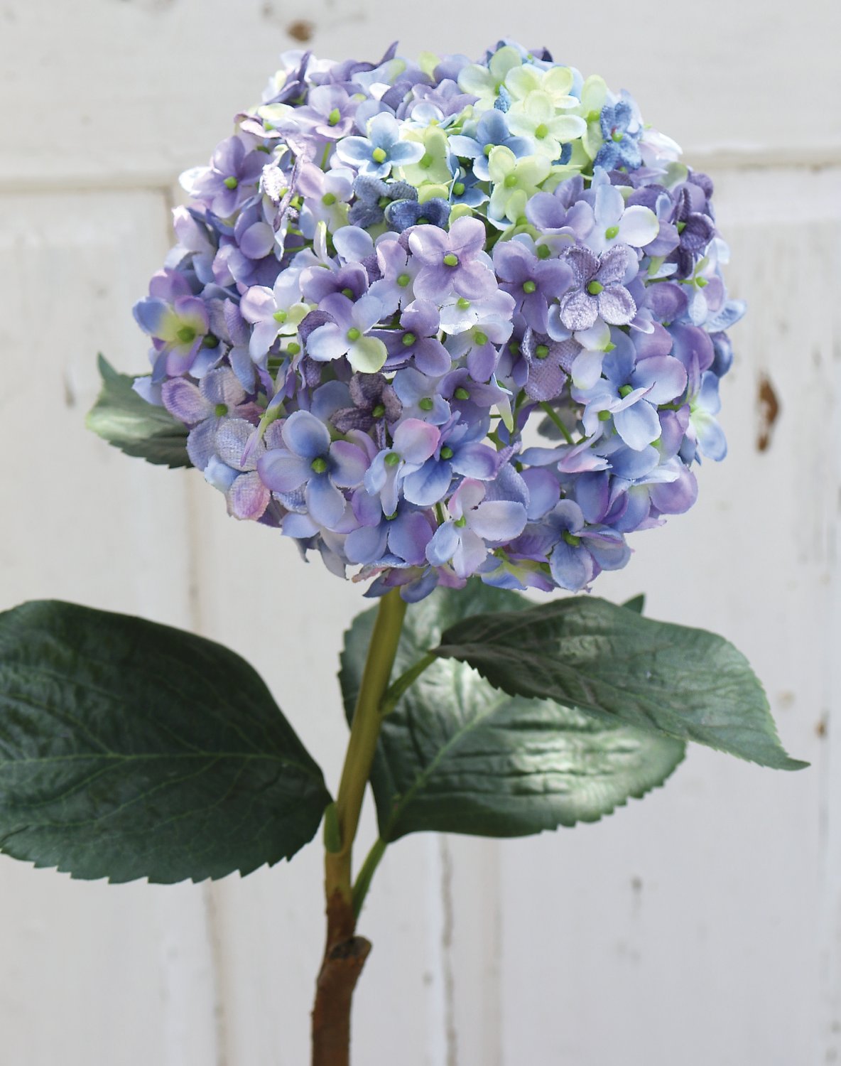 Faux hydrangea, 60 cm, light blue