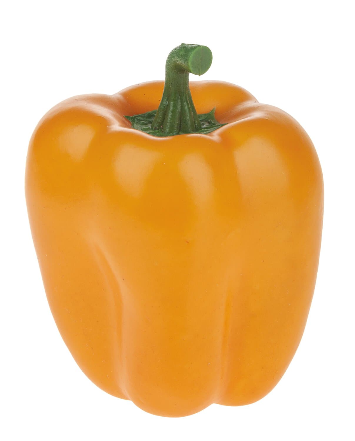 Deko Paprika aus Plastik, 9 cm, gelb