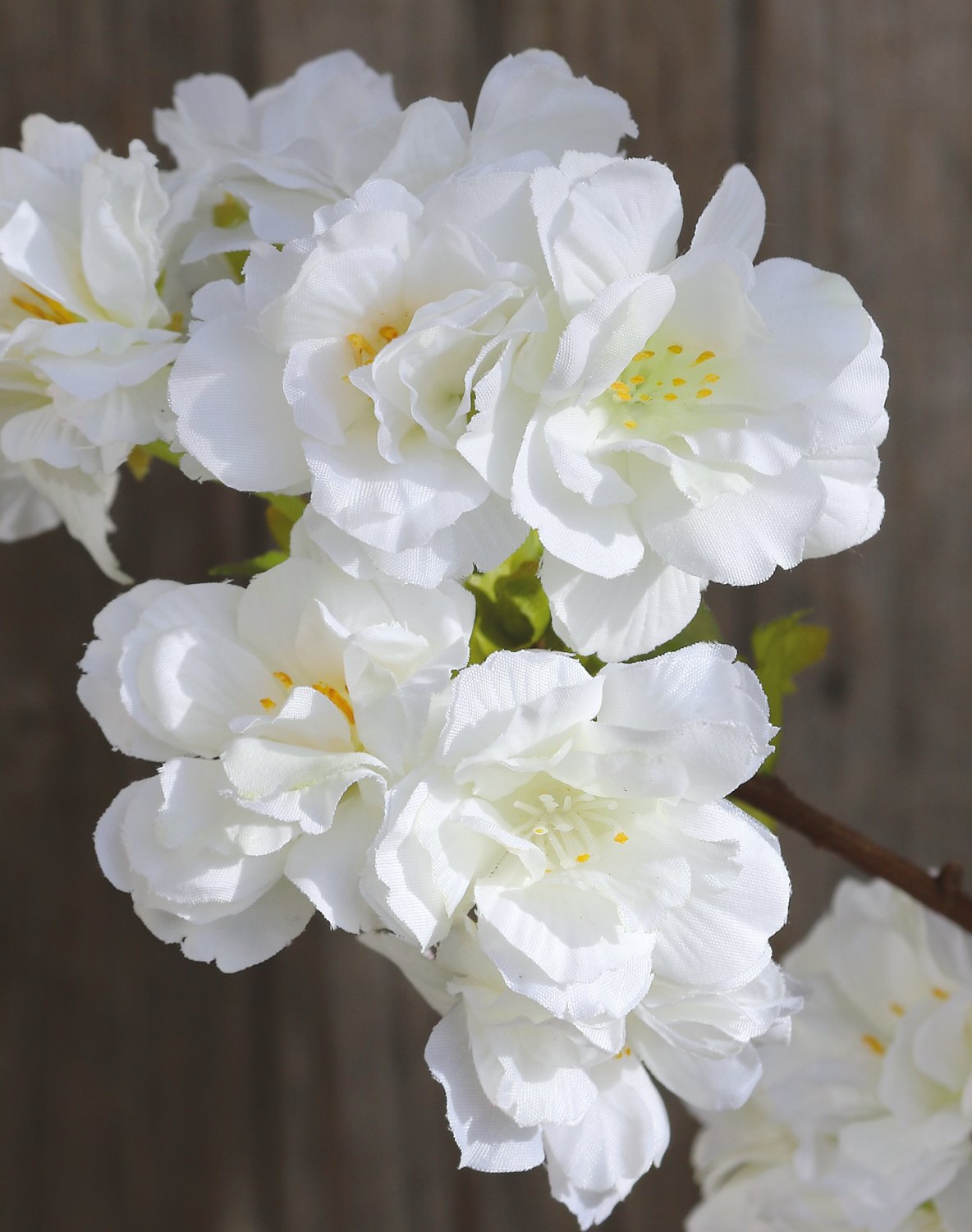 Fake cherry blossom branch, 80 cm, beige-white