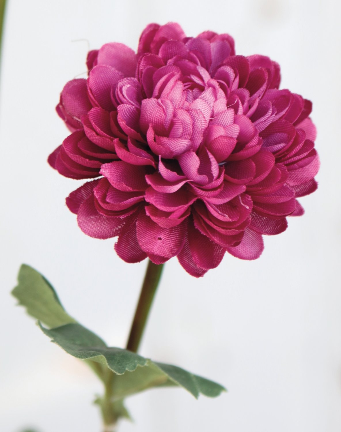 Faux Chrysanthemum, 5-flowers, 68 cm, trendy purple
