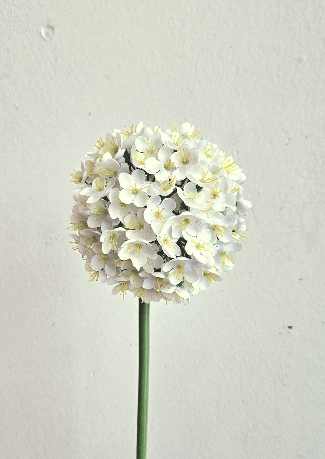 Allium artificial, 68 cm, blanco