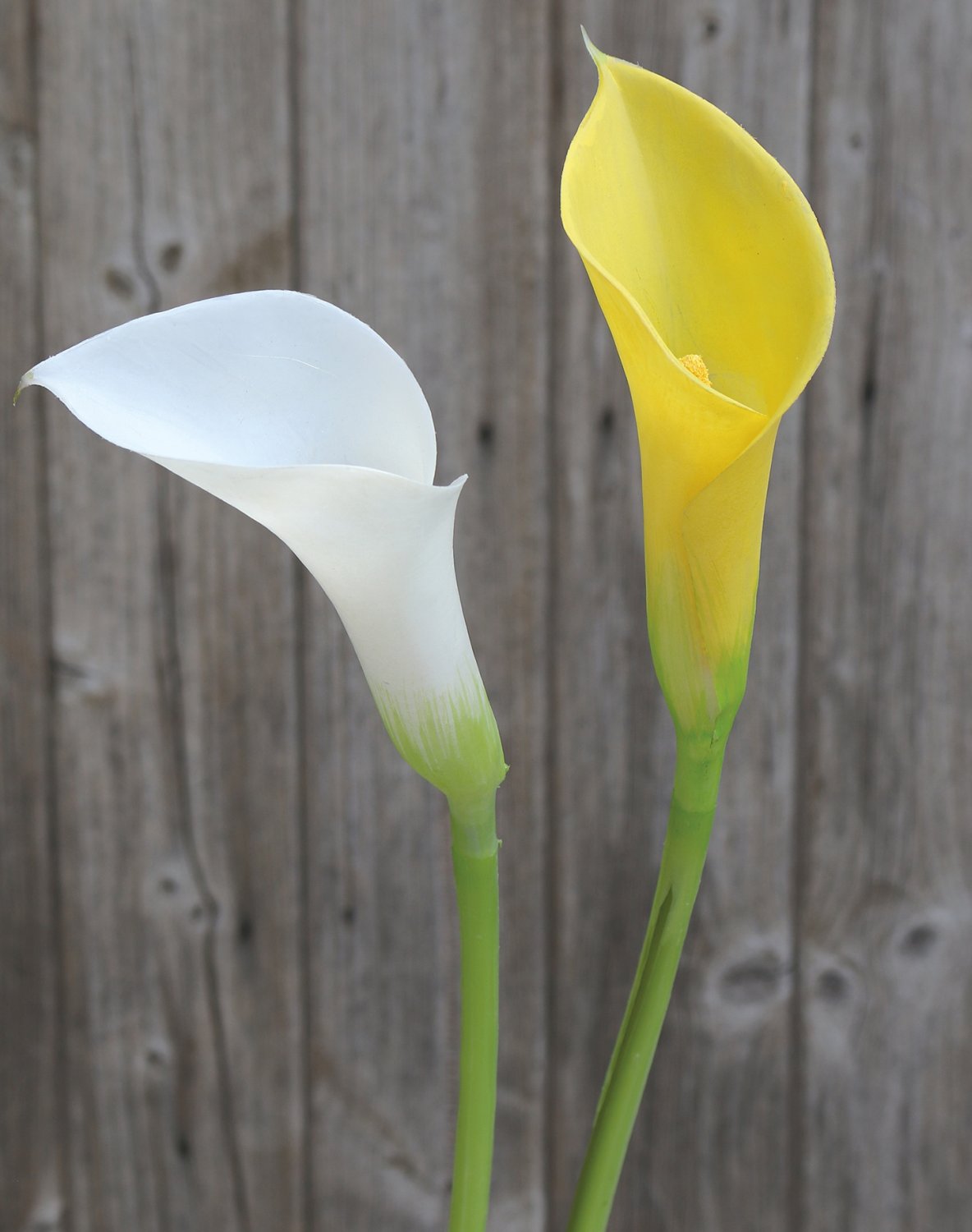 Künstliche Calla aus Kunststoff, 75 cm, weiß