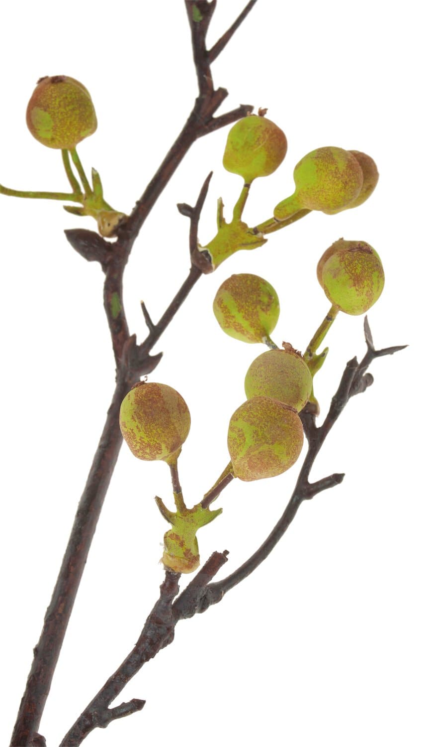 Künstlicher Zweig mit Beeren, 119 cm, grün