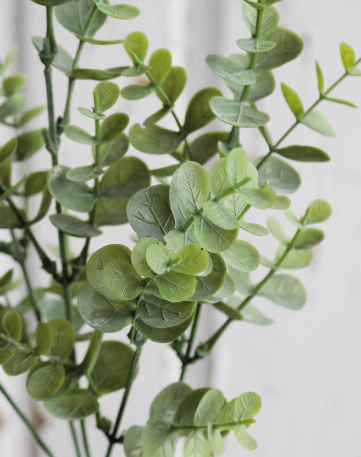 Künstlicher Eukalyptusbusch, 5-fach, 30 cm, grün