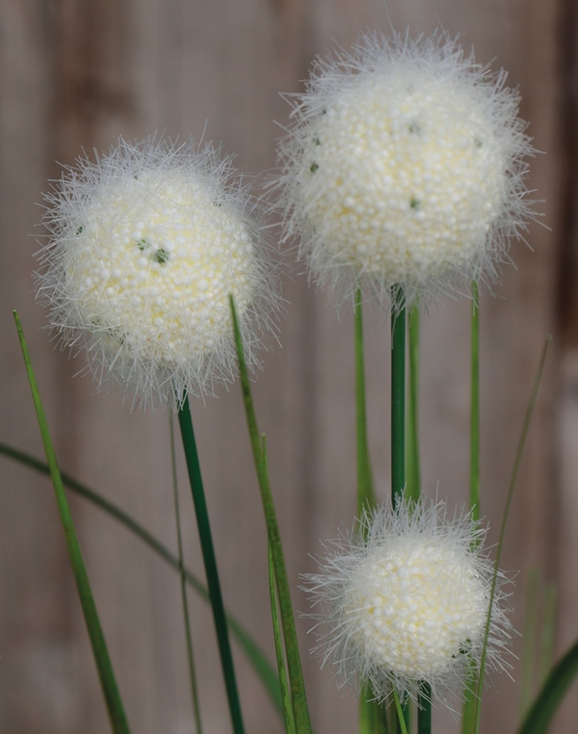 Artificial grass ball, 75 cm, green-white