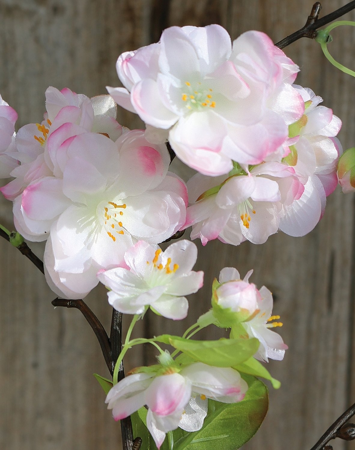 Artificial cherry blossom branch, 110 cm, light pink