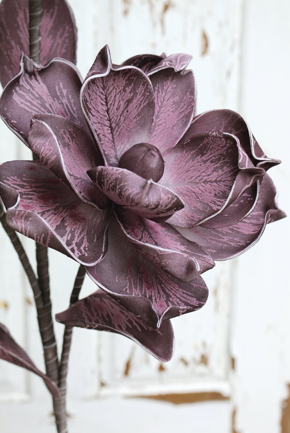 Künstliche Soft flower 'Blüte', 115 cm, dunkelviolett