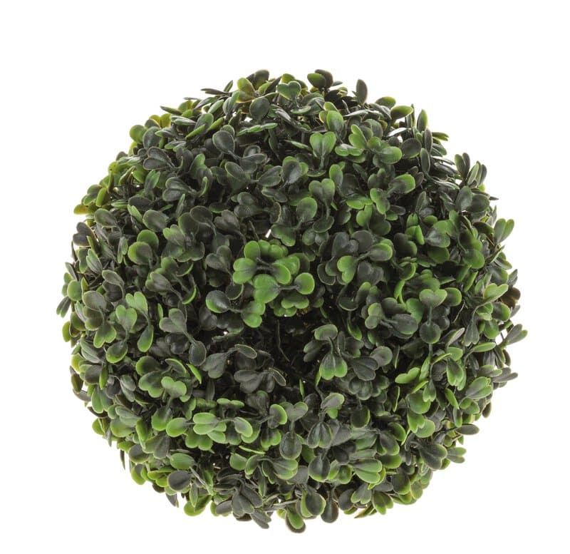 Artificial box tree ball, synthetic material, Ø 40 cm, green