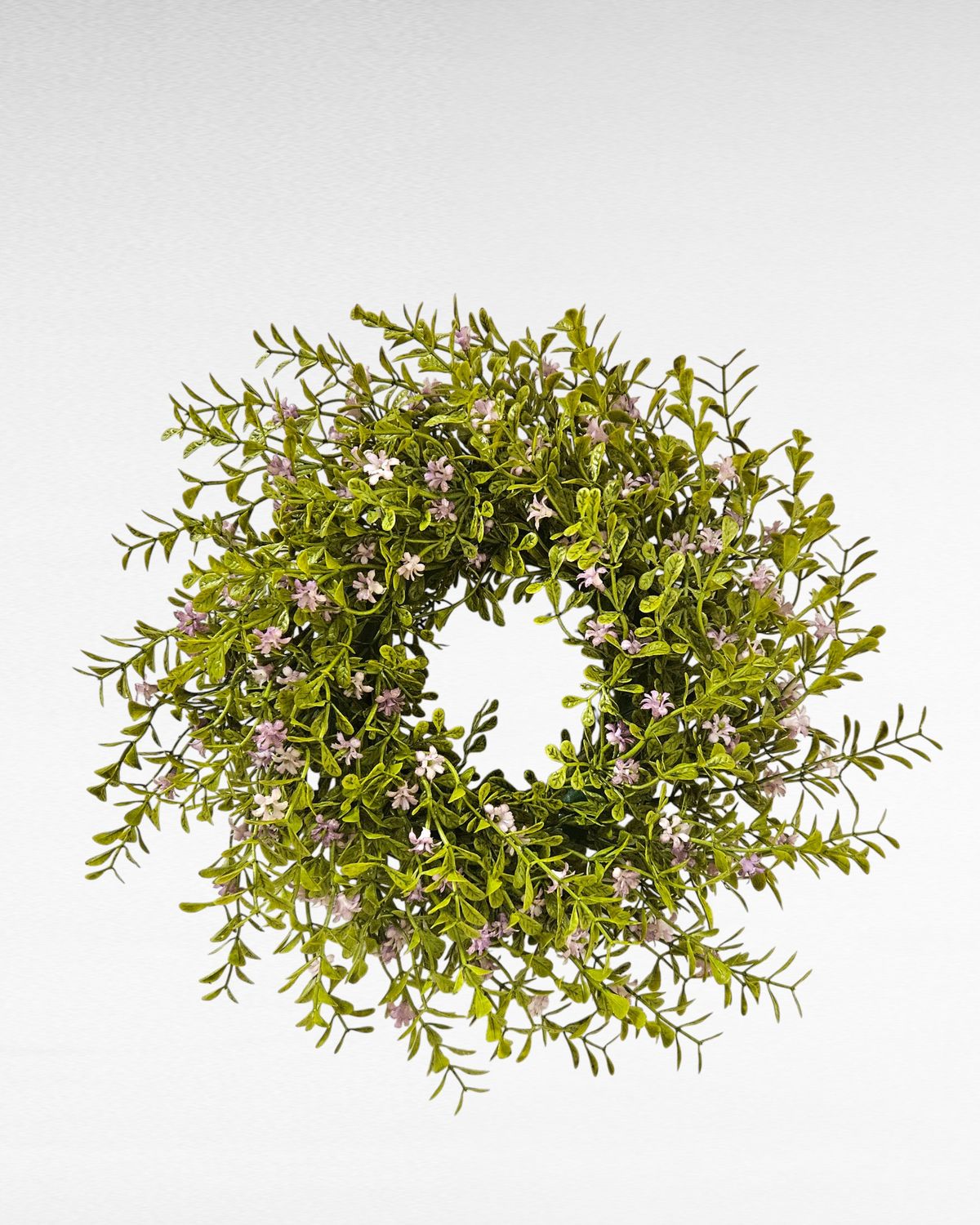 Unechter Millesfleurskranz, Ø 30 cm, grün-violett