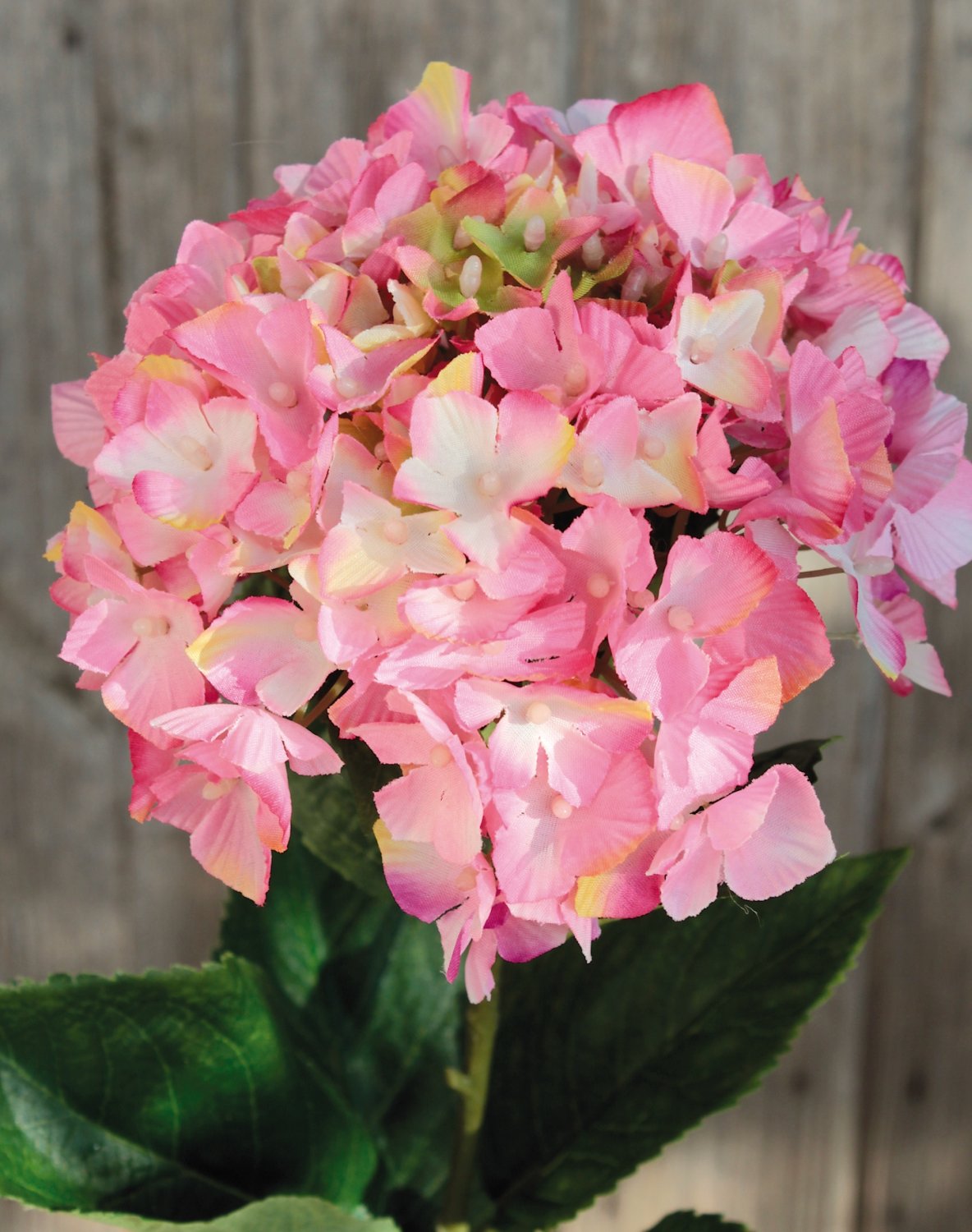 Artificial hortensia, 66 cm, pink