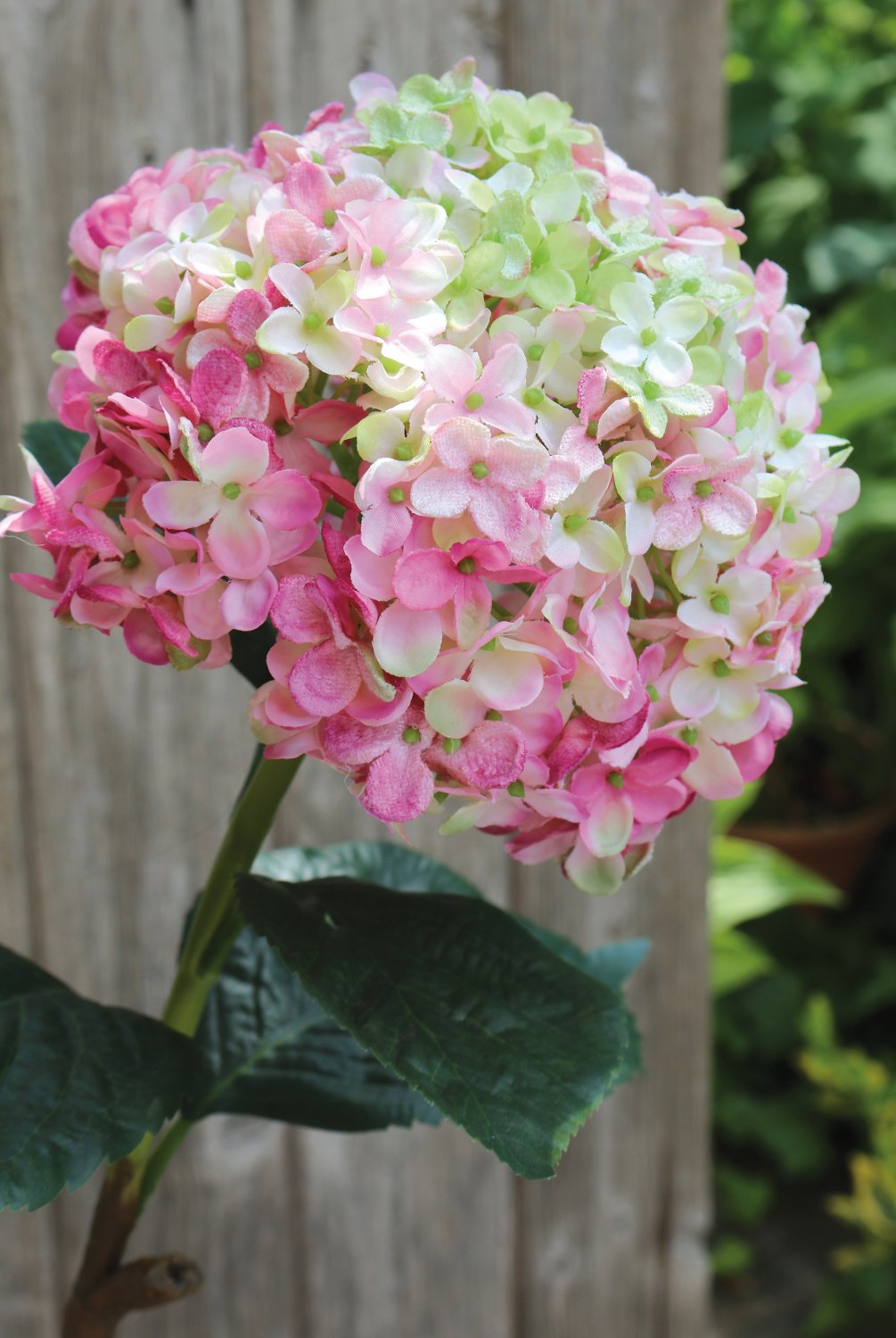 Künstliche Hortensie, 60 cm, rosa-grün Künstliche Hortensie, 60 cm, rosa-grün