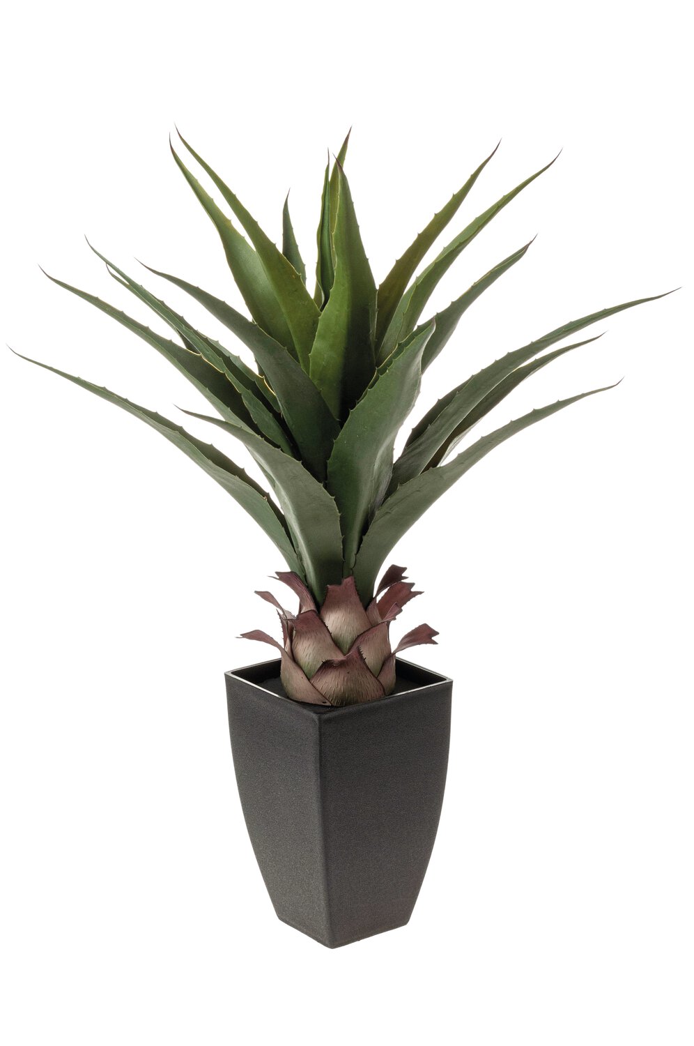 Artificial agave in pot, 70 cm, green