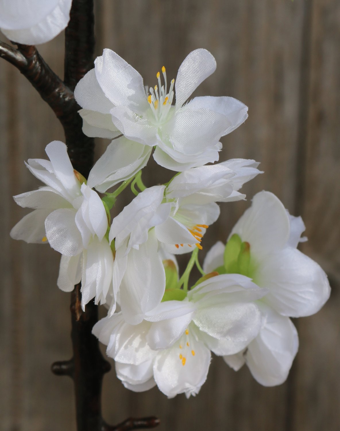 Artificial cherry blossom branch, 110 cm, beige-white