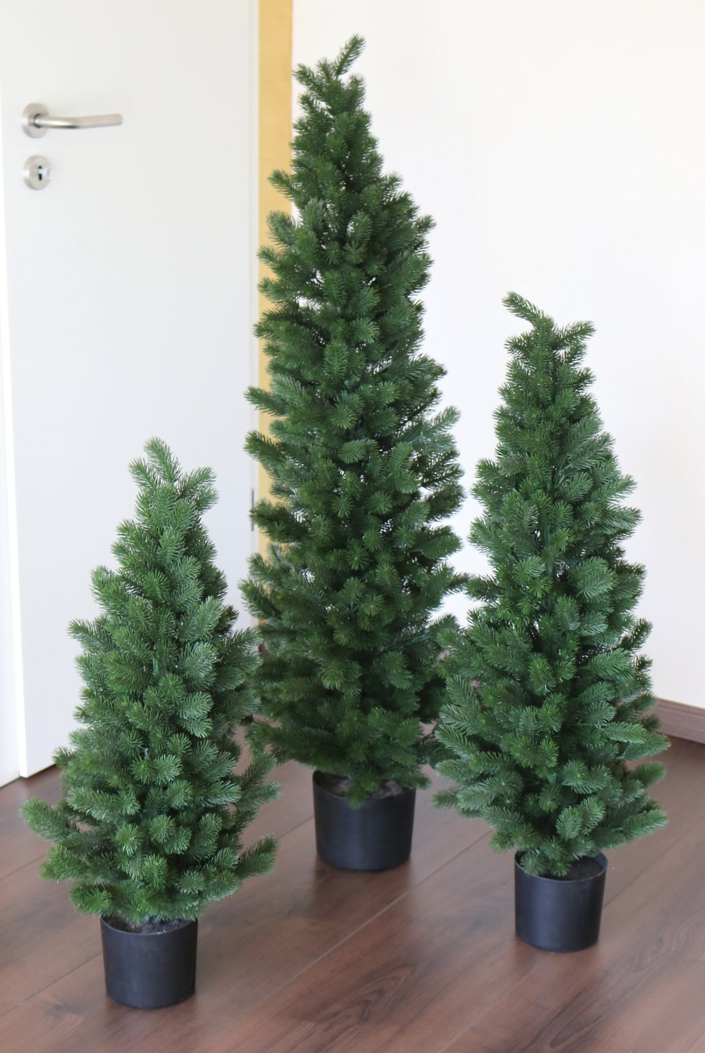 Künstlicher Tannenbaum, getopft, 90 cm, grün