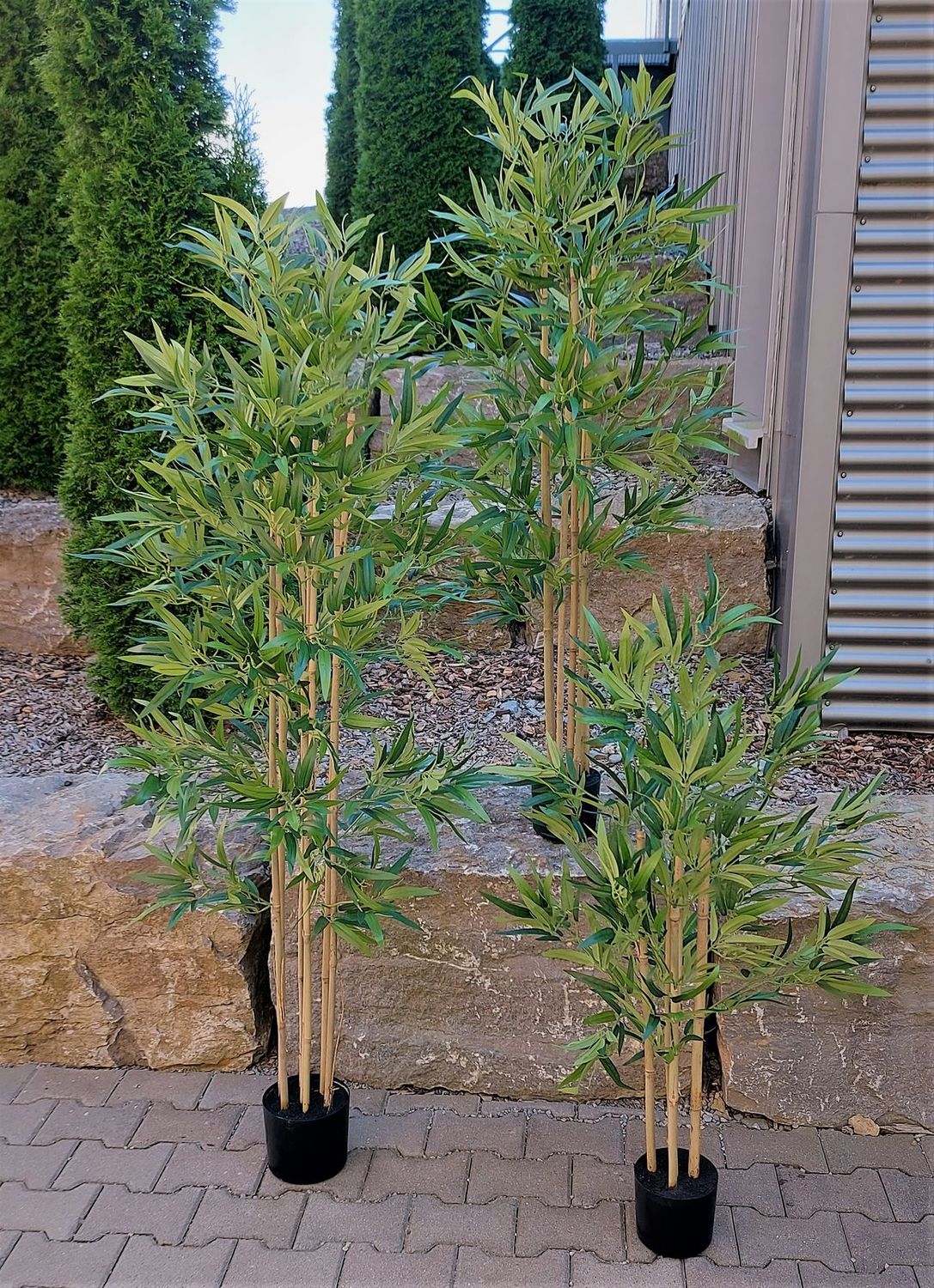 Artificial bamboo, potted, 150 cm, green Artificial bamboo, potted, 150 cm, green