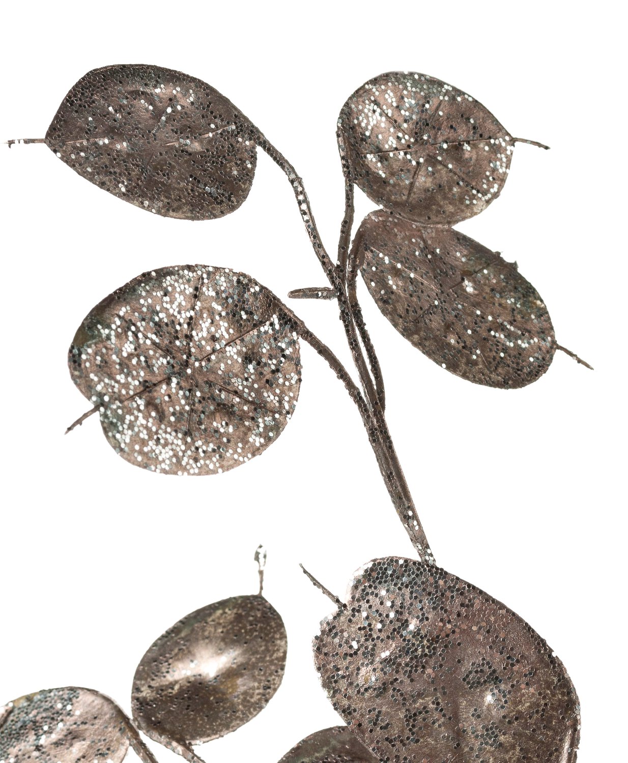 Artificial lunaria branch, 65 cm, thé-gold