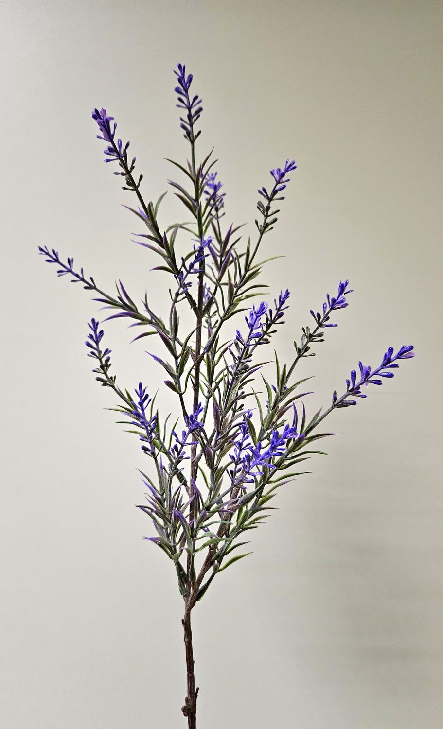 Künstlicher Lavendelzweig, 65 cm, dunkelviolett