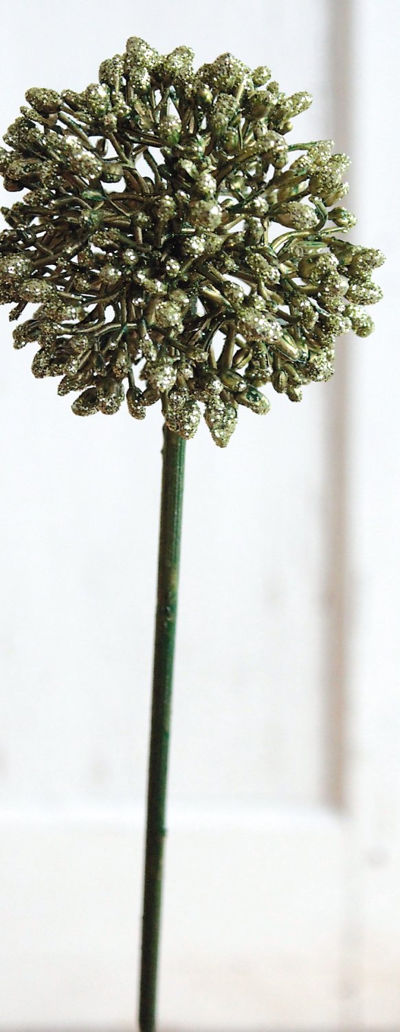 Allium artificiale, 45 cm, verde-oro