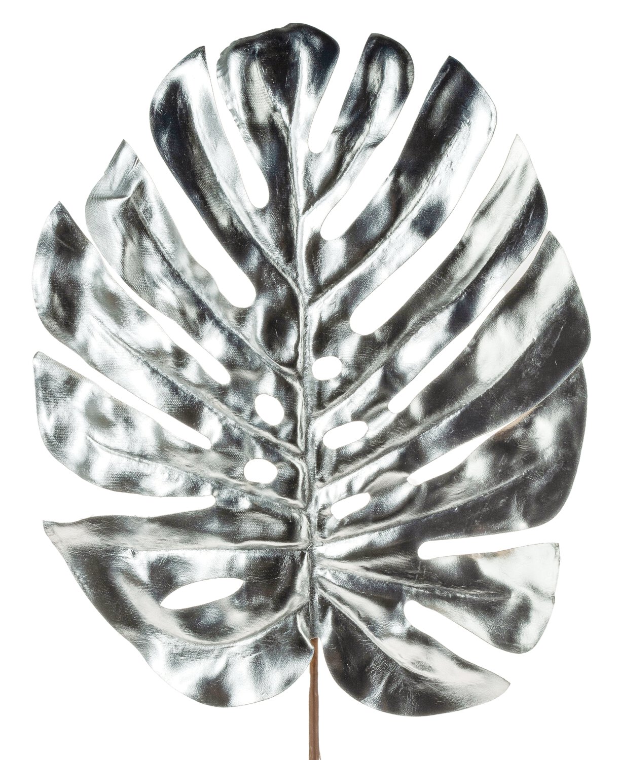 Deko Monsterablatt, 69 cm (Blatt 29 cm), silber