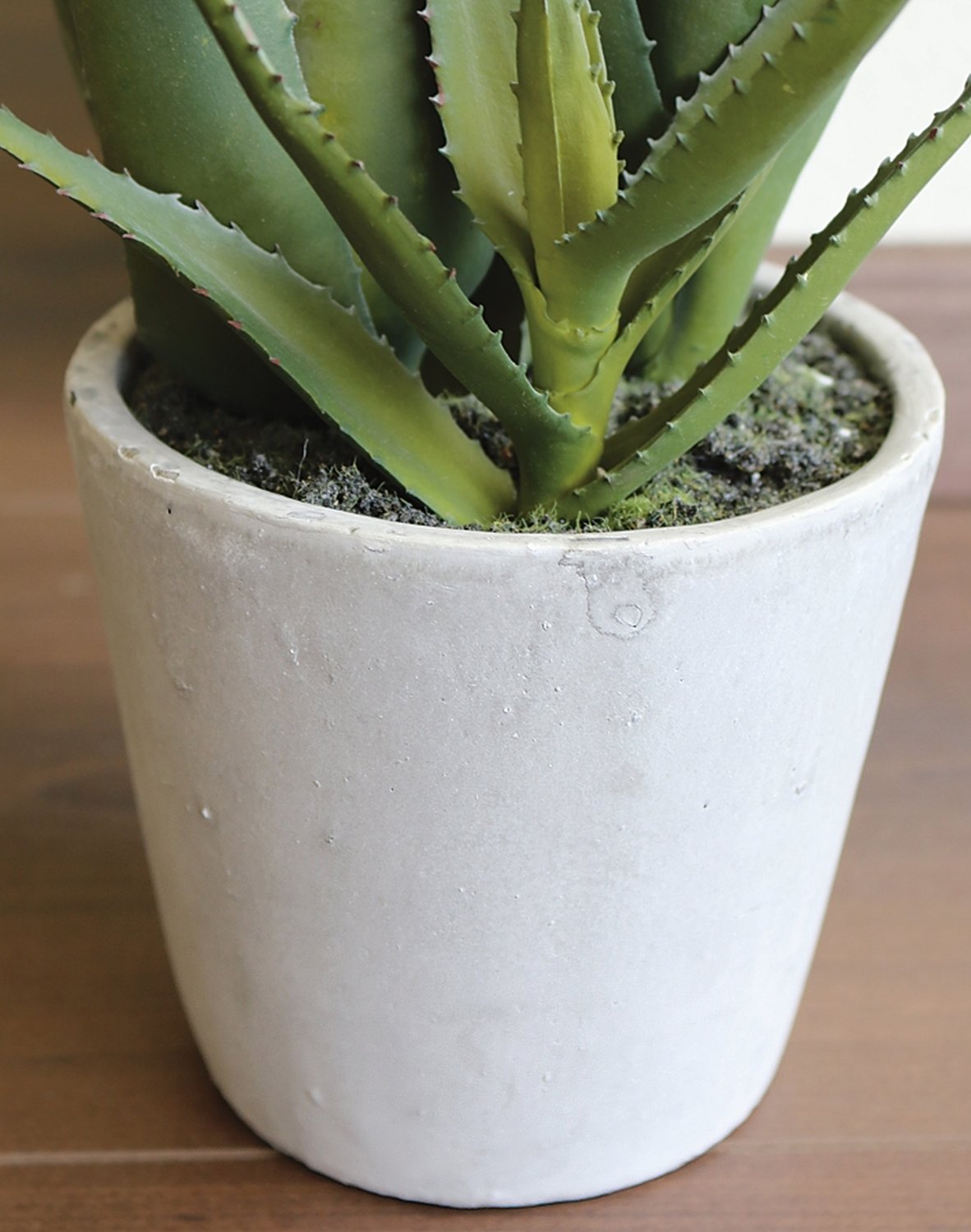 Fake aloe, potted, 40 cm, green