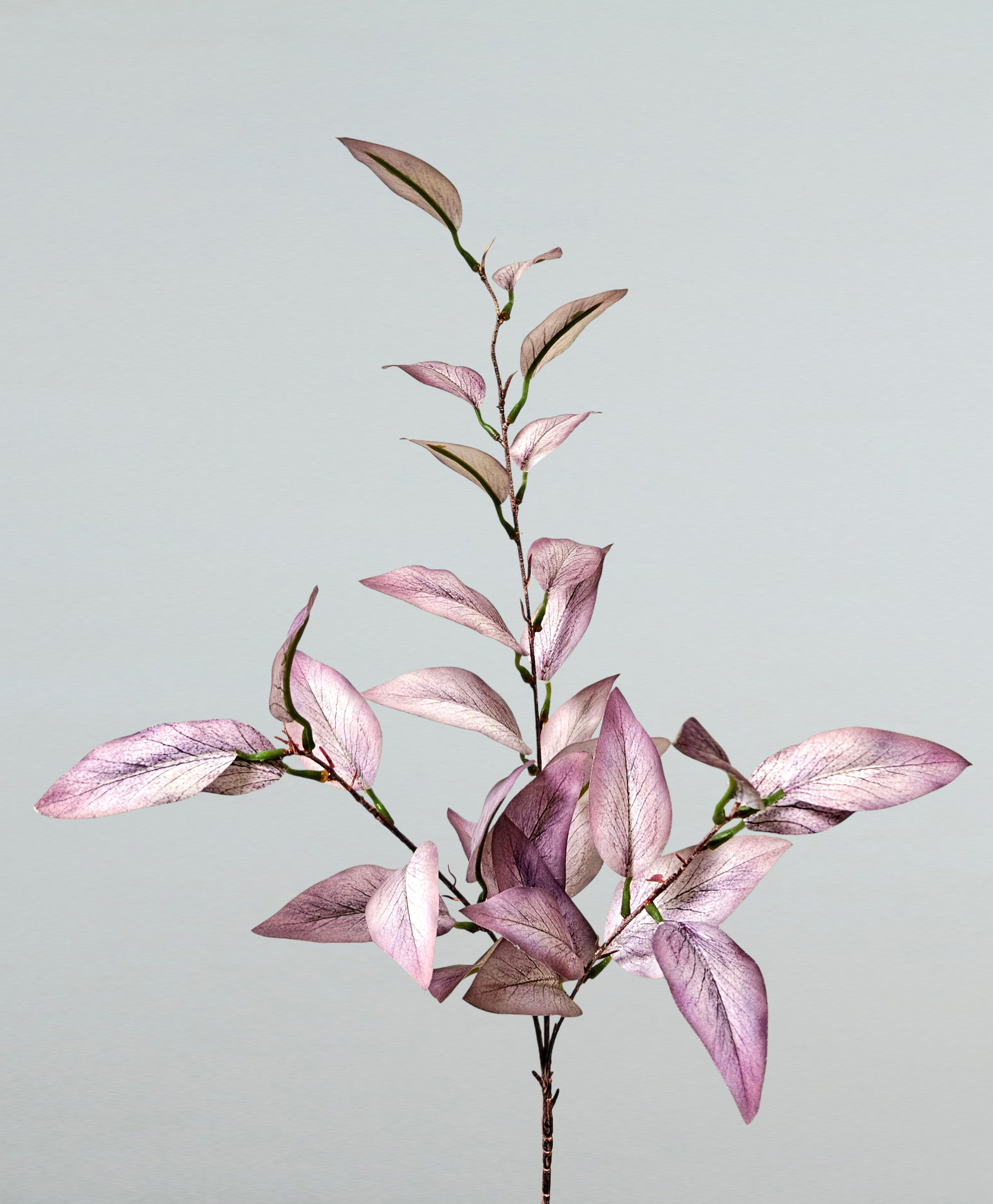 Fake eucalyptus branch, Real Touch, 94 cm, green-grey