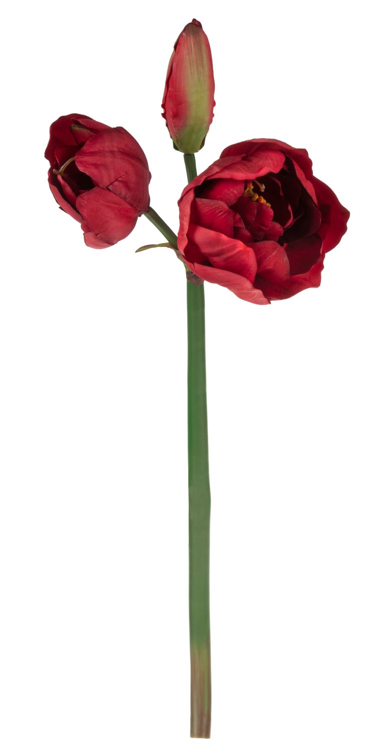 Artificial amaryllis, 81 cm, red