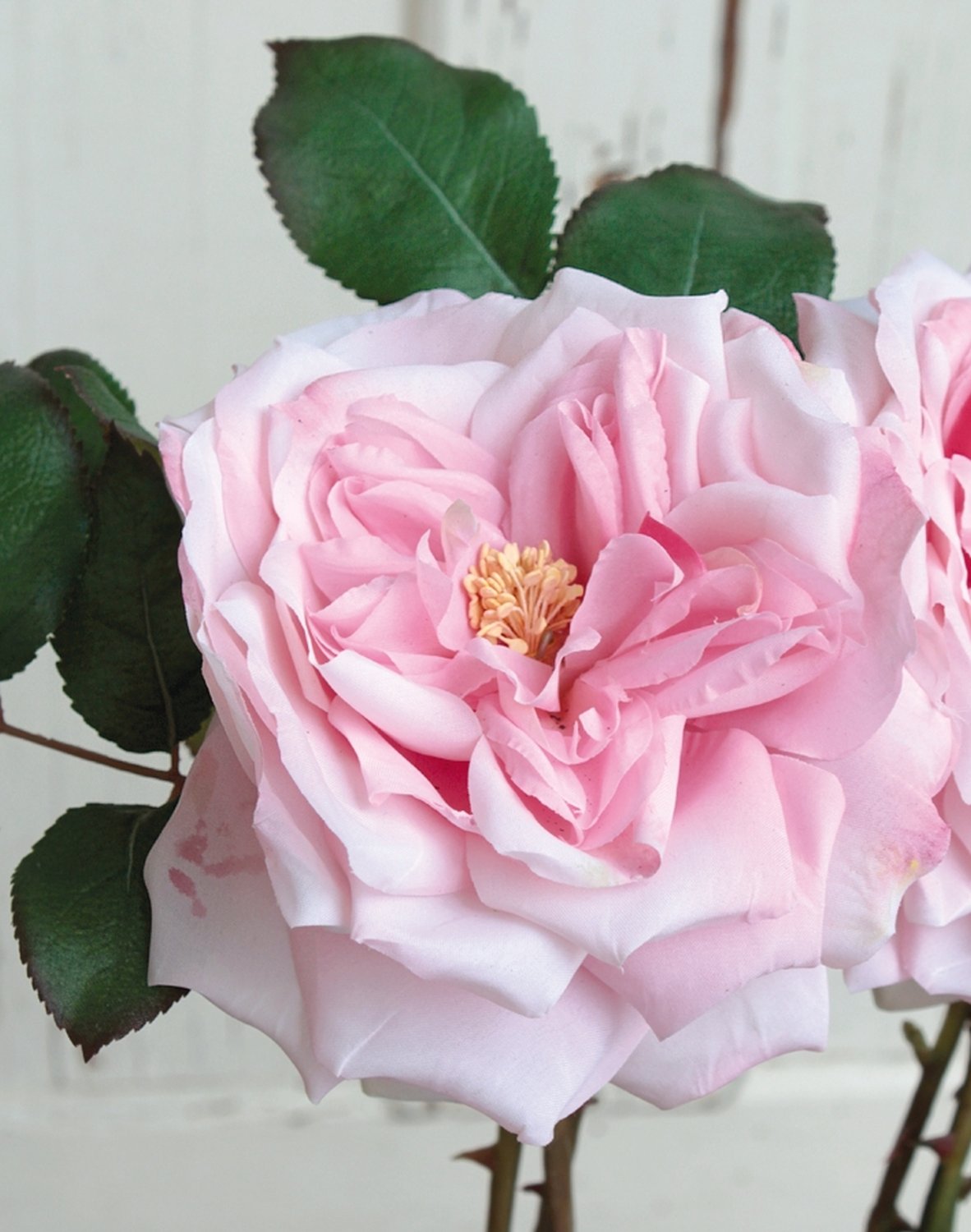 SUXUMHAO Künstliche Rosen 3er Set - Seidenblumen Für Hochzeitsdeko In Rosa