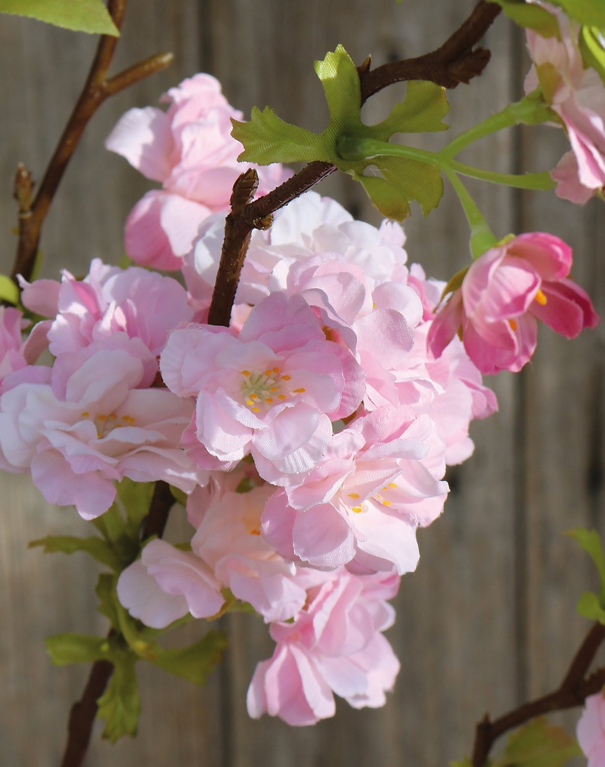 Artificial cherry blossom branch, 130 cm, light pink