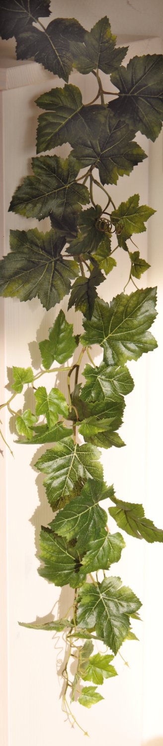 【ausverkauft】 Künstliche Weinlaub Girlande, 150 grün cm