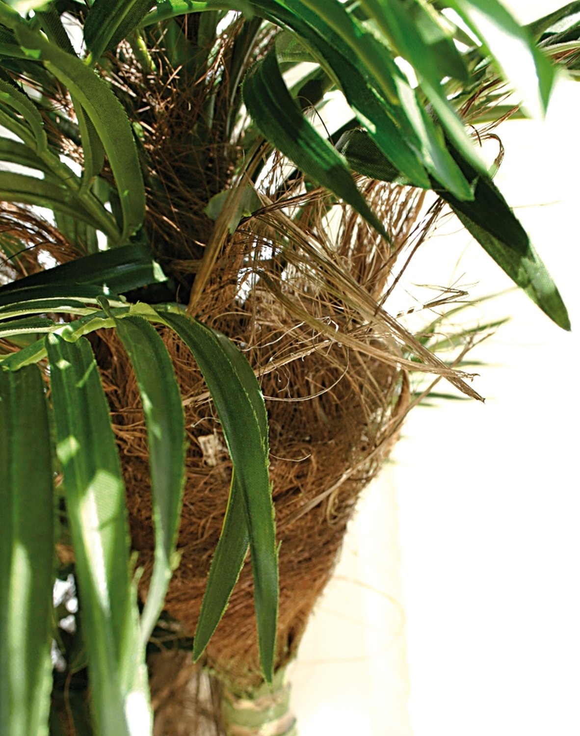 Künstliche Palme, 3-fach, getopft, 150 cm, grün