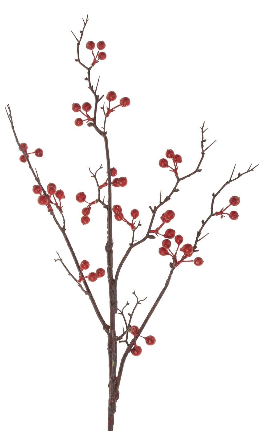 Silk berry branch, 99 cm, red