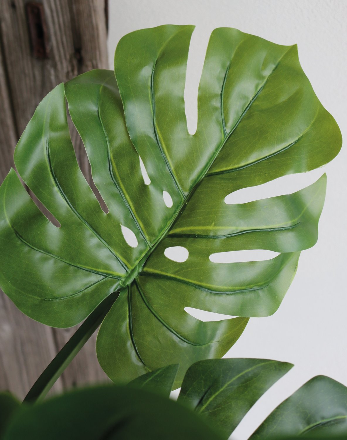 Künstliches Monstera (Fensterblatt), getopft, 90 cm, grün