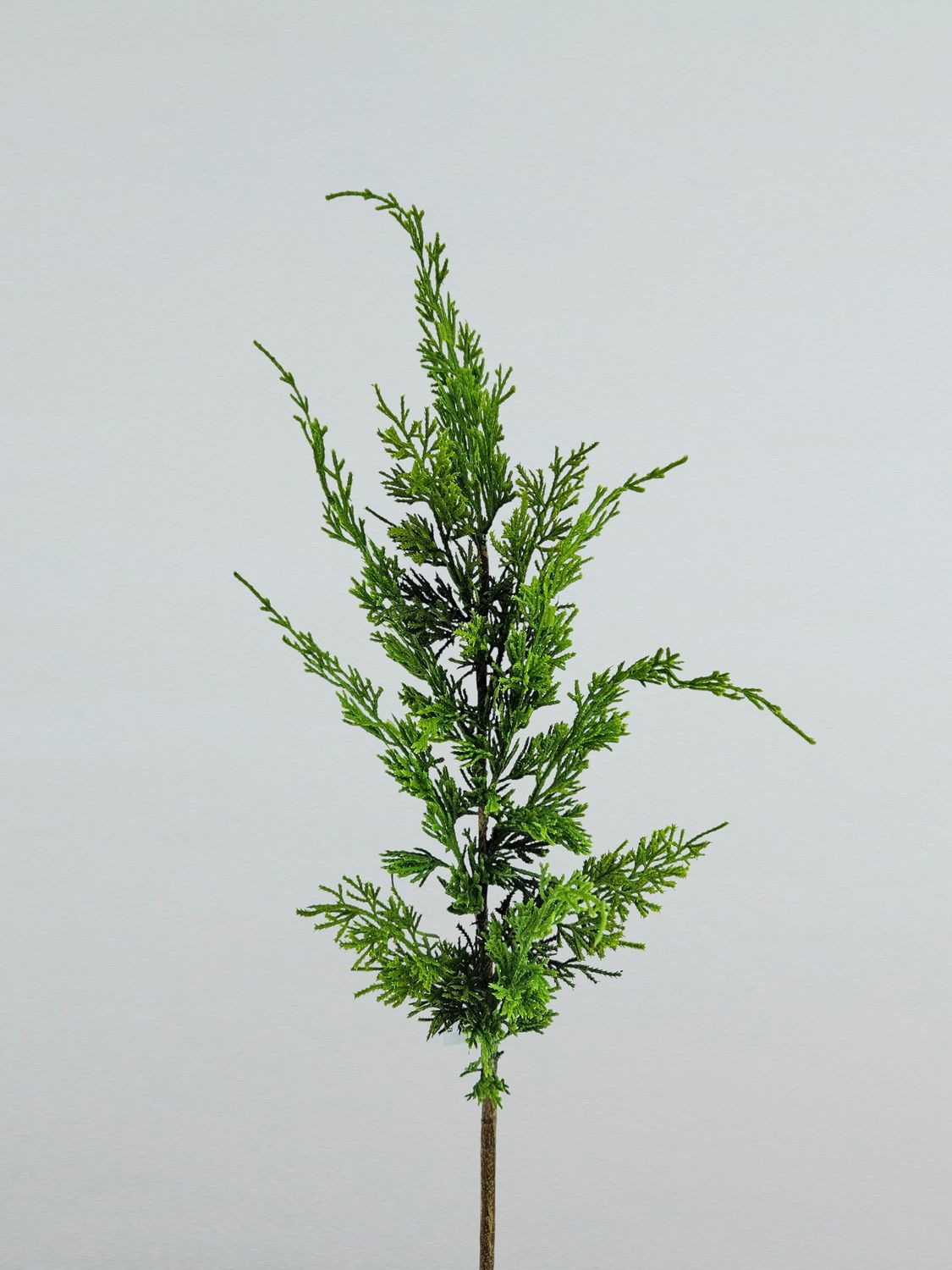 Fake Thujazweig, Real Touch, 86 cm, grün