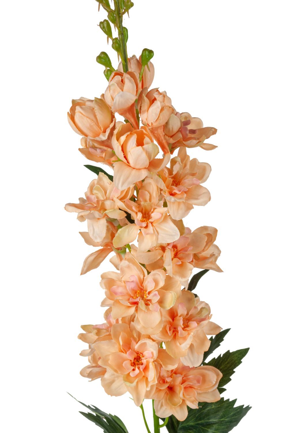 Künstliche Delphinium Blume, 74 cm, aprikose