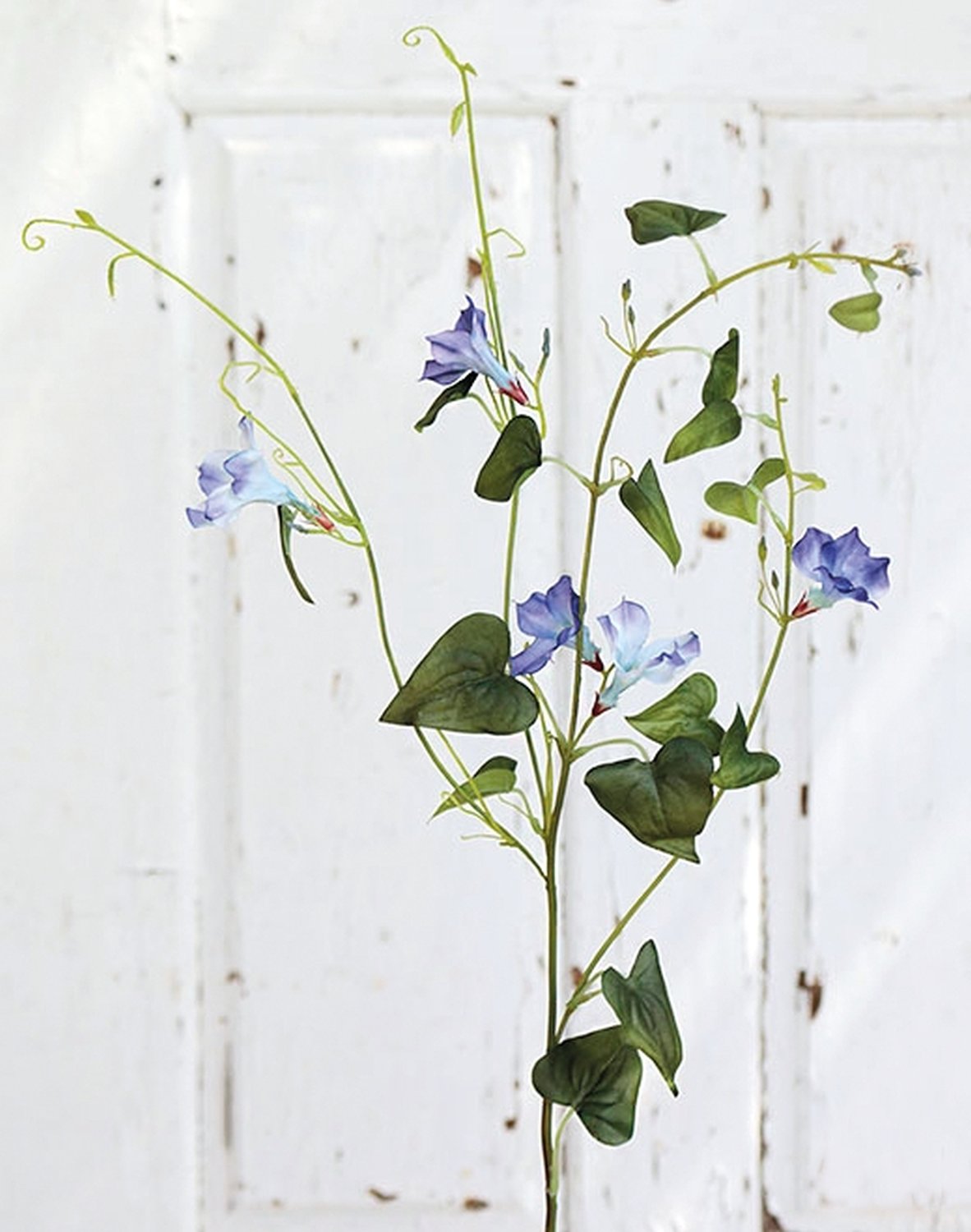 Ramo di petunia artificiale, 90 cm, viola-bianco