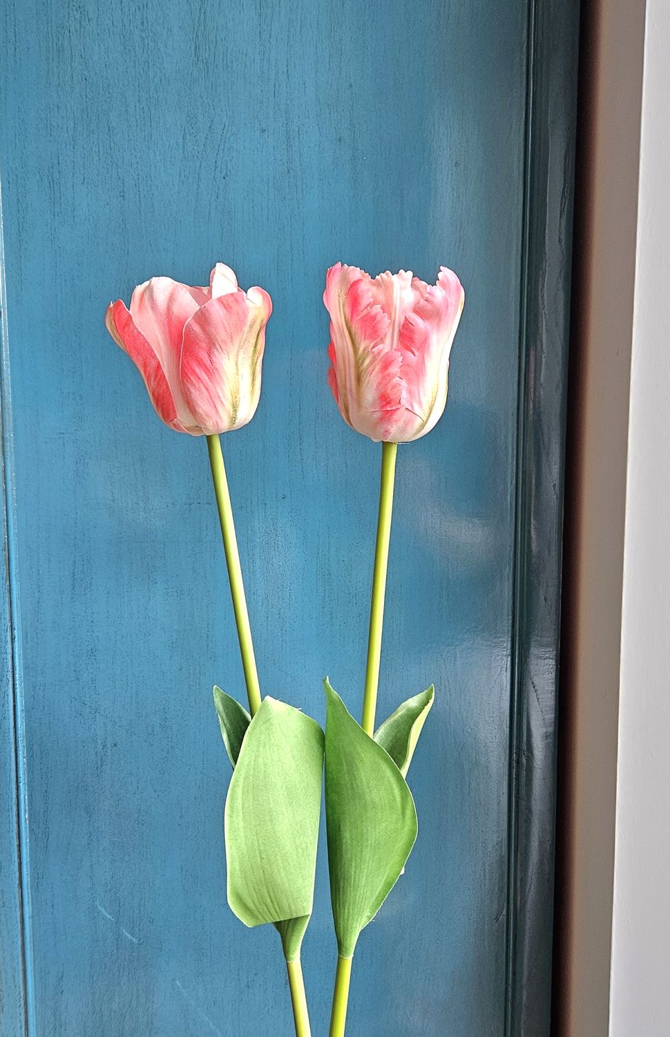 Kunstpapageietulpe, 'Deluxe', 65 cm, Real Touch, rosa