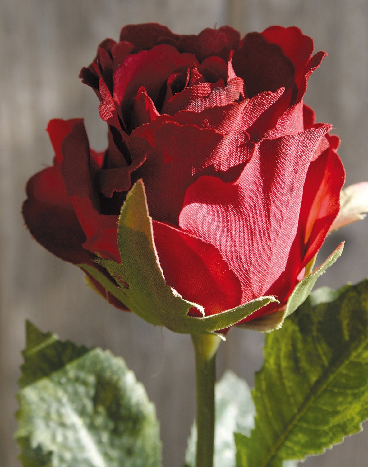 Fake rose, 45 cm, red
