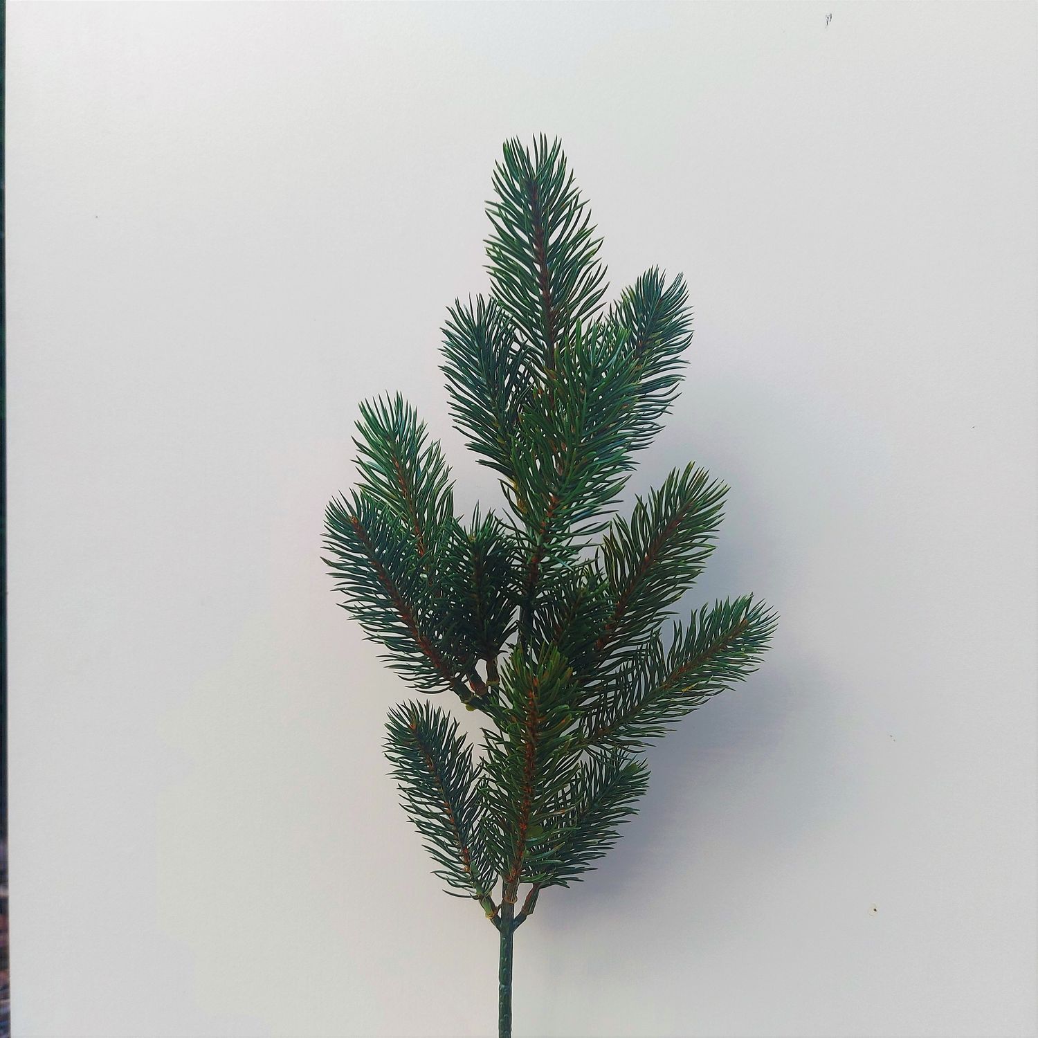 Fake fir branch, 51 cm, green