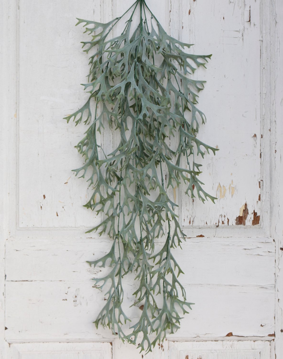 Künstlicher Geweihfarnhänger, 80 cm, grün-grau Künstlicher Geweihfarnhänger, 80 cm, grün-grau