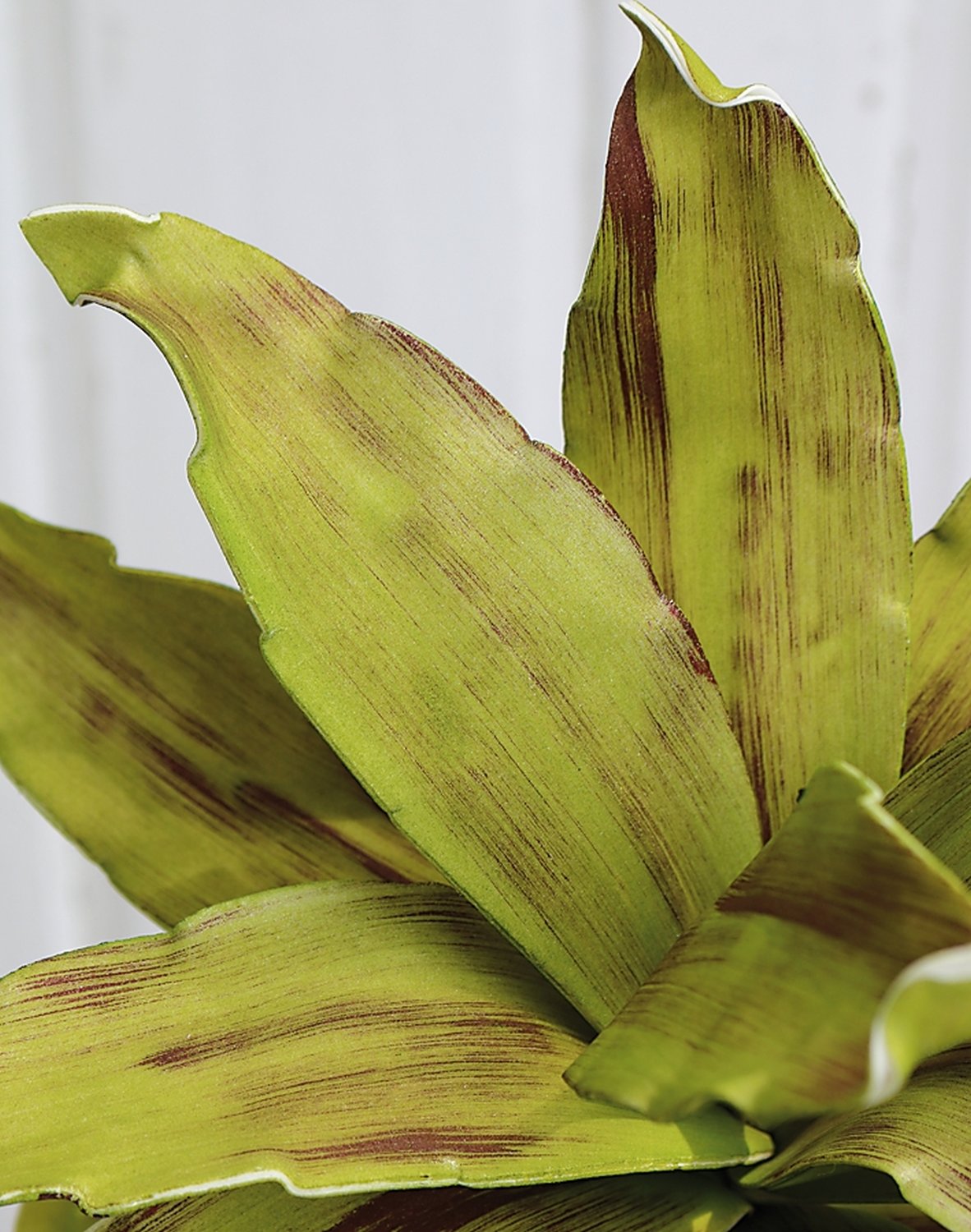 Künstliche Soft flower 'Agave', 90 cm, grün-burgunderrot